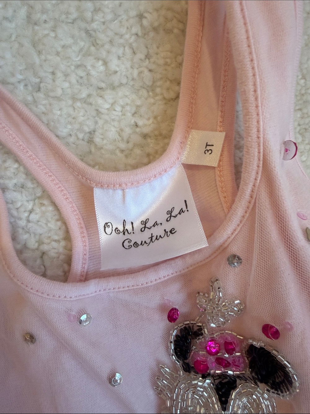 Ooh! La, La! Couture Pink Tulle Princess & Minnie Twin Dress Set - Picture 2 of 5